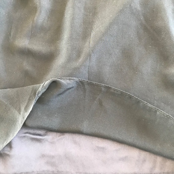 Guess by Marciano mini black dress silk one sleeve wedding guest summer size S - Picture 6 of 7